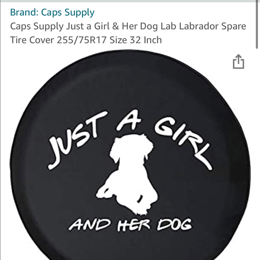 Spare tire cover